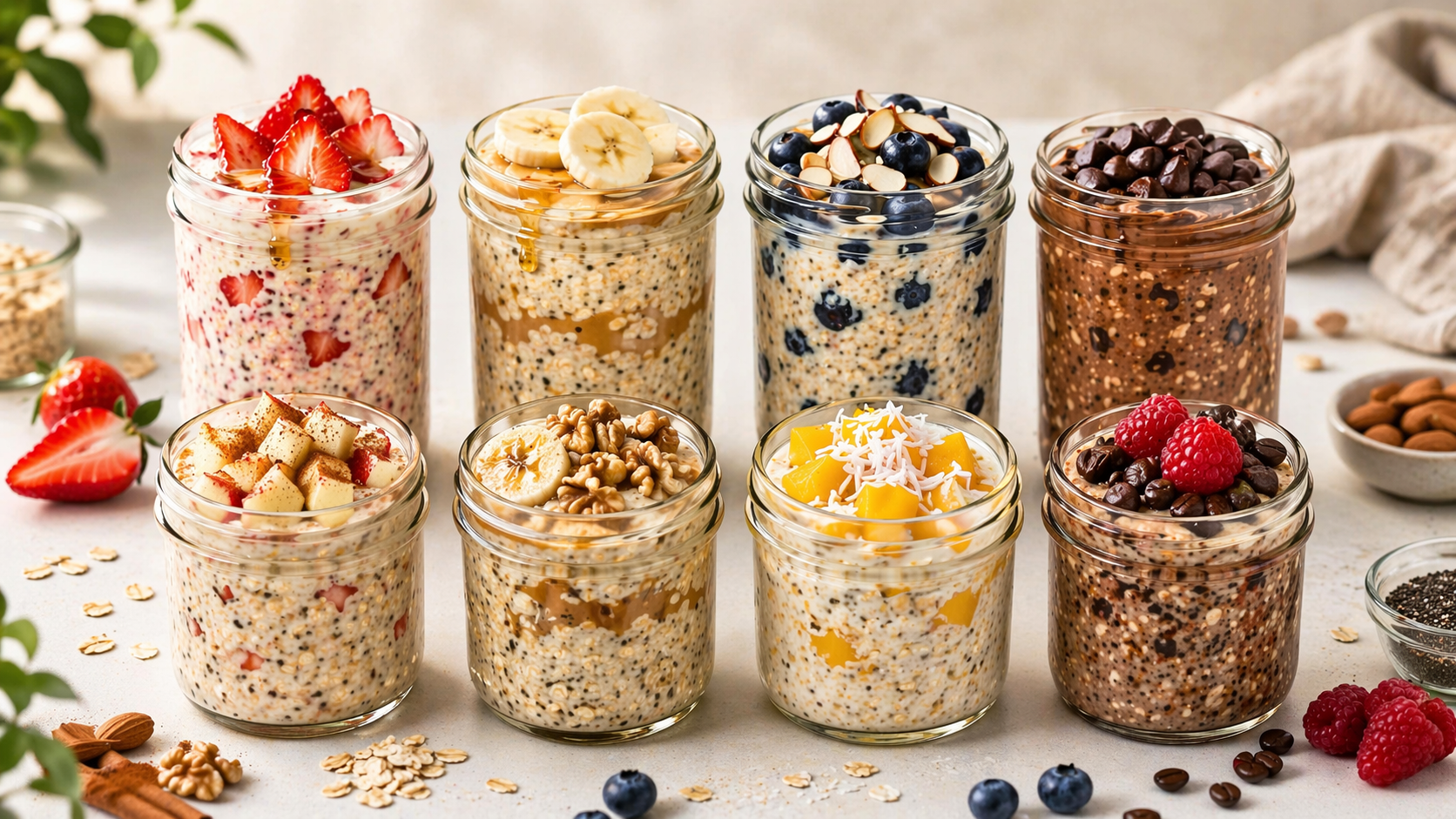 8 Overnight Oats Recipes That Actually Make Eating Healthy Easy