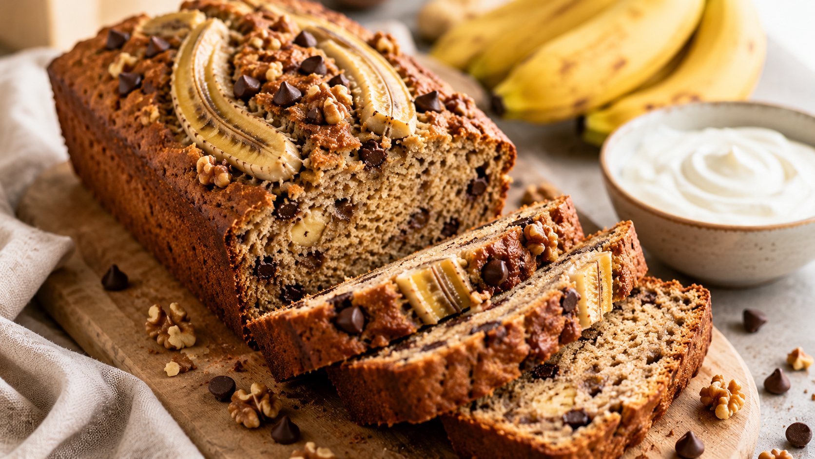 Protein Banana Bread with Greek Yogurt: The High Protein Snack Pinterest Can’t Stop Saving